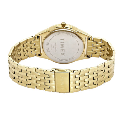 Timex Silver Round Quartz Men Watch -TWEG27902