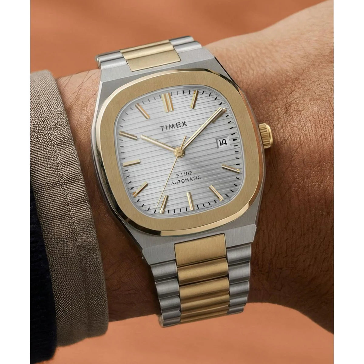 Timex Square 38mm Silver Dial Analog Men Watch - TW6A00600UJ