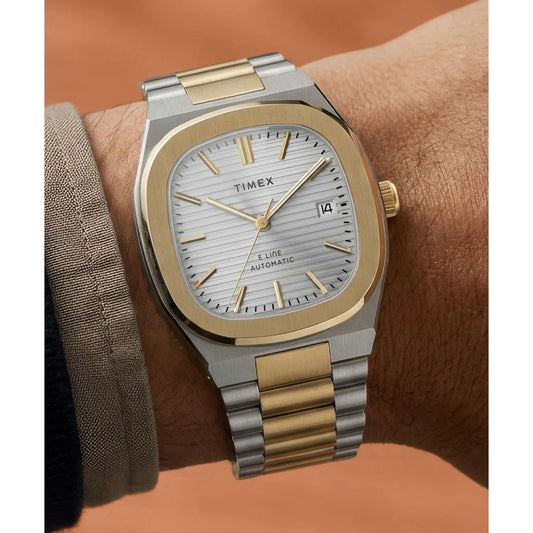 Timex Square 38mm Silver Dial Analog Men Watch - TW6A00600UJ