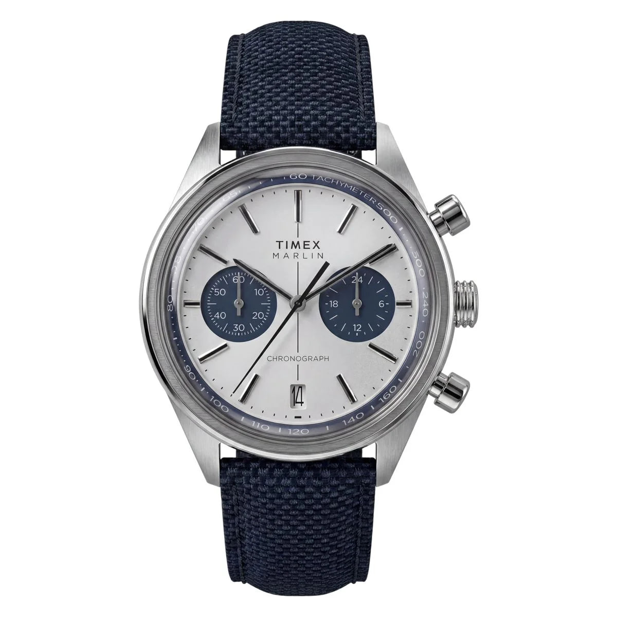 Timex Marlin Round 40mm Silver Dial Analog Men Watch - TW2Y89900UJ