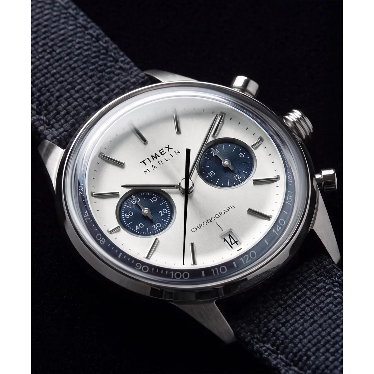 Timex Marlin Round 40mm Silver Dial Analog Men Watch - TW2Y89900UJ