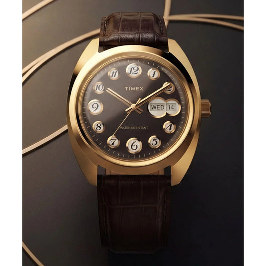 Timex LAB TW2Y82100 1976 Rotary Phone Dial Reissue Watch