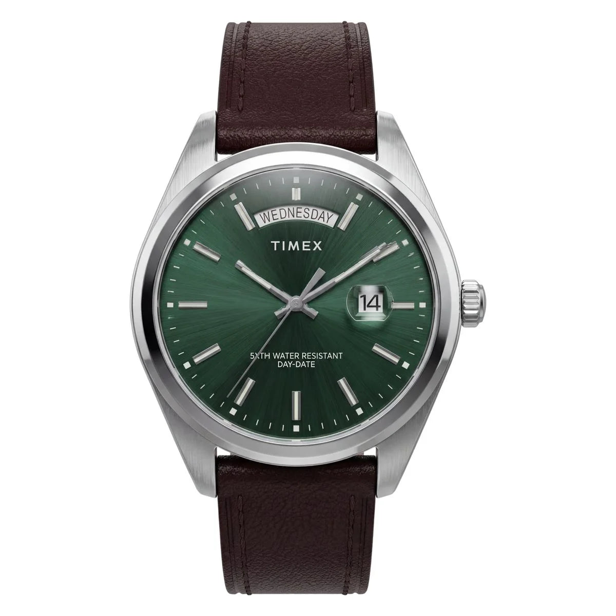 Timex Round 41mm Green Dial Analog Men Watch - TWG068800UJ