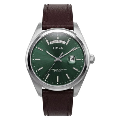 Timex Round 41mm Green Dial Analog Men Watch - TWG068800UJ