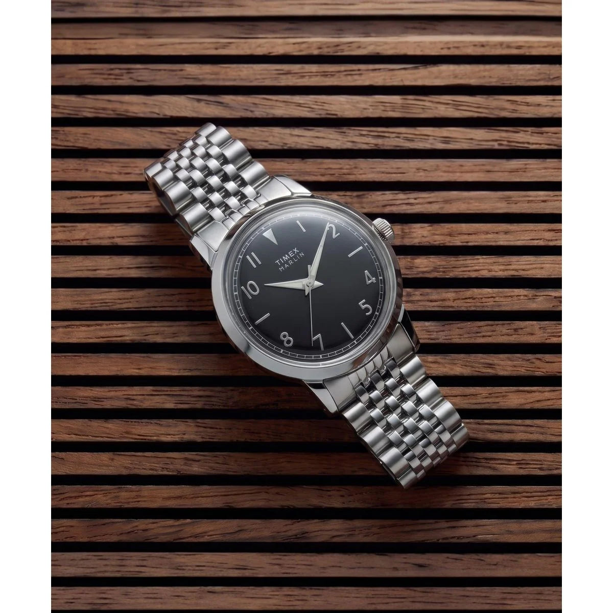 Timex Marlin Round 34mm Black Dial Analog Unisex Watch - TW6A04200UJ