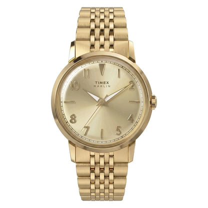 Timex Marlin Round 34mm Champagne Dial Analog Unisex Watch - TW6A04000UJ