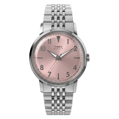Timex Marlin Round 34mm Pink Dial Analog Unisex Watch - TW6A03900UJ