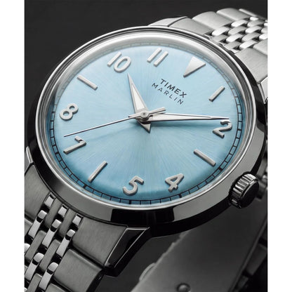 Timex Marlin Round 34mm Blue Dial Analog Unisex Watch - TW6A03800UJ