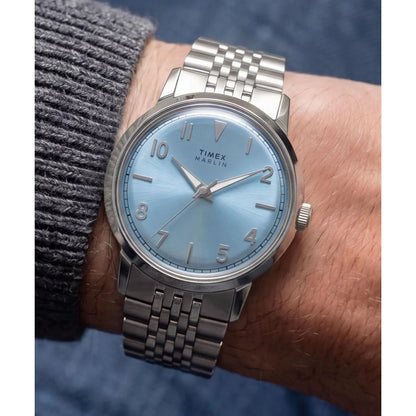 Timex Marlin Round 34mm Blue Dial Analog Unisex Watch - TW6A03800UJ