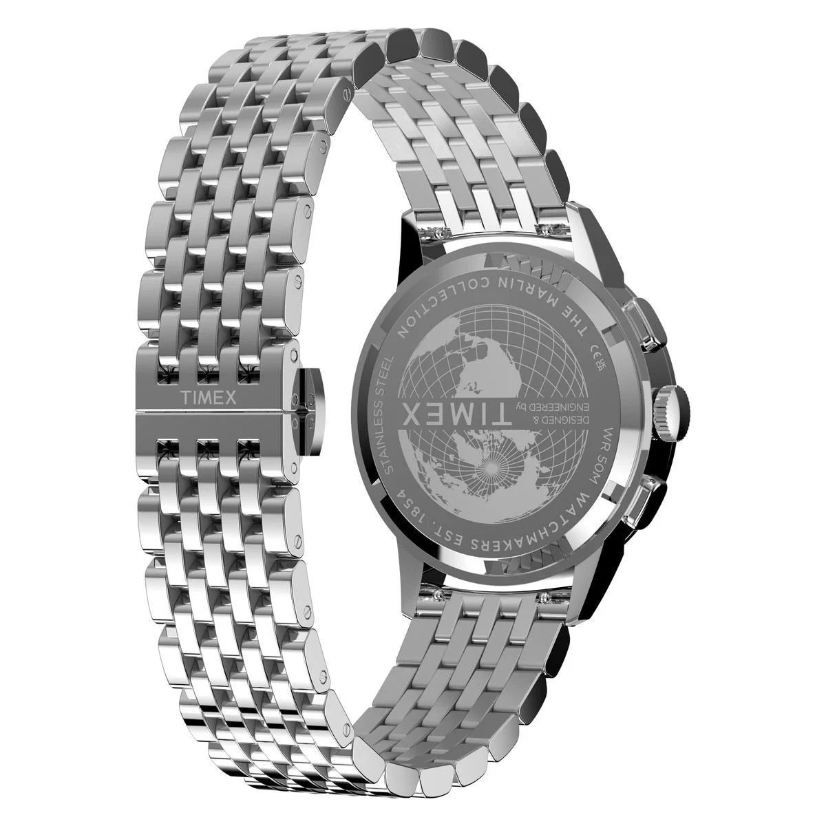Timex Marlin NEO Round 40mm Silver Dial Analog Men Watch - TW3A00300UJ