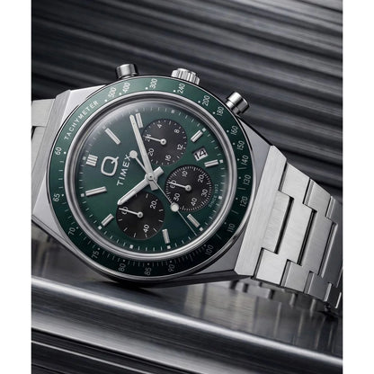 Timex Q Round 40mm Green Dial Analog Men Watch - TW2Y88500UJ