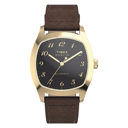 Timex Marlin Tonneau 36mm Black Dial Mechanical Automatic Men Watch - TW2Y84500IK
