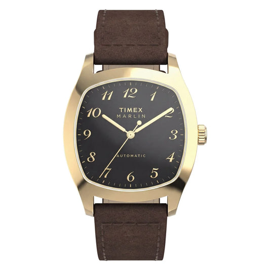 Timex Marlin Tonneau 36mm Black Dial Mechanical Automatic Men Watch - TW2Y84500IK