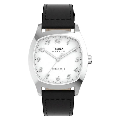 Timex Marlin Tonneau 36mm White Dial Mechanical Automatic Men Watch - TW2Y84300IK