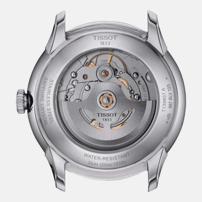 Tissot Chemin Des Tourelles Men Automatic Grey Dial Analog Stainless steel Watch T1398071106100