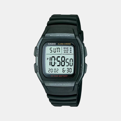 Casio Youth Men Quartz Black Dial Digital Resin Watch D054