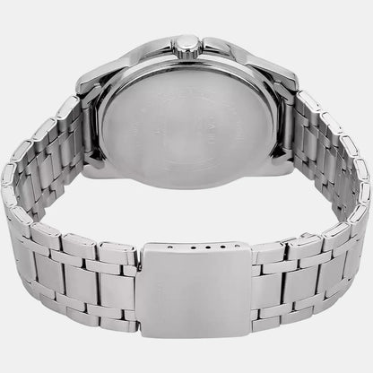 Casio Enticer Men Quartz Blue Dial Analog Stainless Steel Watch A551