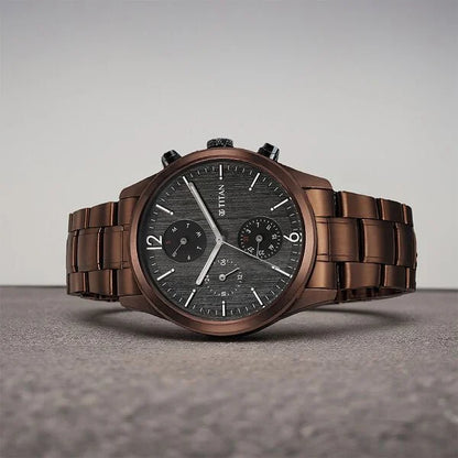 Titan Neo SplashBlack Dial Quartz Multifunction Stainless Steel Strap watch for Men nu1805km08