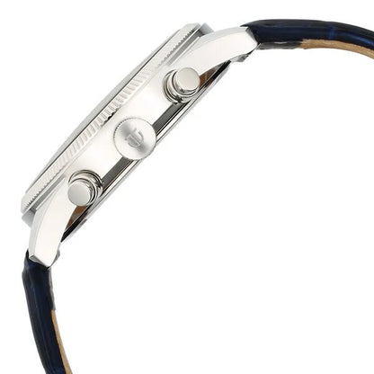 Titan Regalia Opulent Quartz Analog with Day and Date Blue Dial Blue Leather Strap Watch for Men nu1805sl13