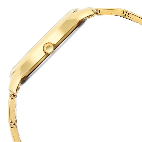 Titan Karishma Quartz Analog Champagne Round Dial Golden Stainless Steel Strap Watch For Men NU1825YM03