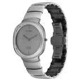 Edge Squircle Titanium Grade 5 Quartz Analog Matte Grey Dial Titanium Strap Watch For Men 1841tm01