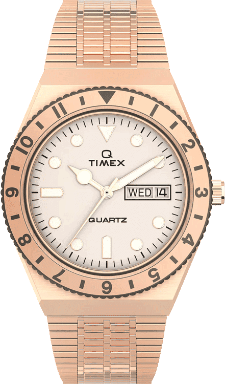 Timex Women Quartz Cream Dial Analog Stainless Steel Watch TW2U95700UJ