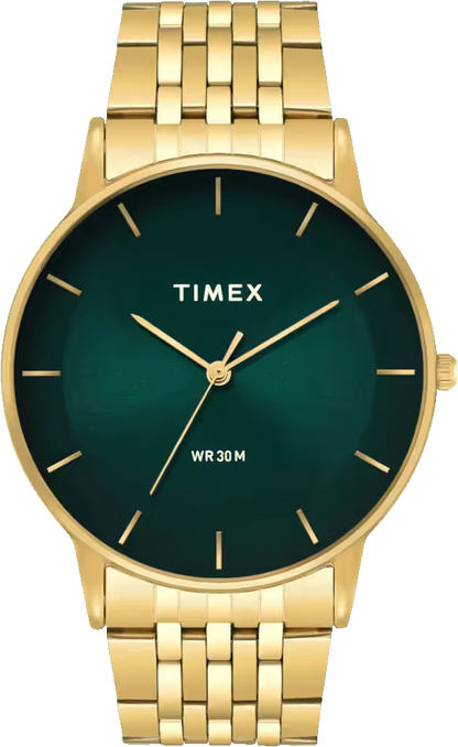TIMEX Trendline Round 42mm Green Dial Analog Watch  - For Men TWTG12004