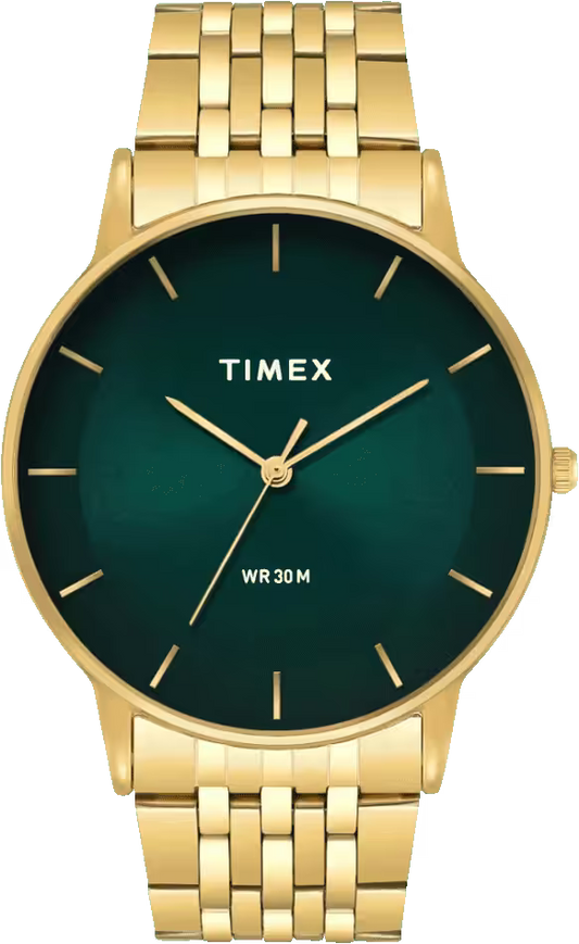 TIMEX Trendline Round 42mm Green Dial Analog Watch  - For Men TWTG12004