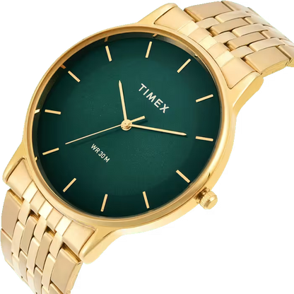 TIMEX Trendline Round 42mm Green Dial Analog Watch  - For Men TWTG12004