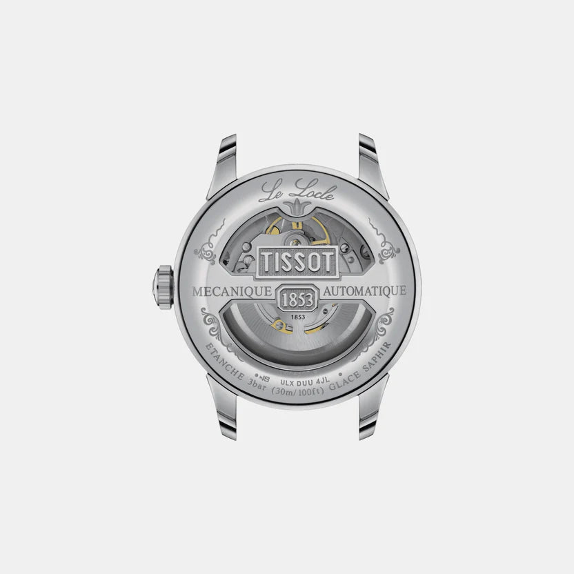 Tissot Le Locle 20th Anniversary Men Automatic Silver Dial Analog Stainless Steel Watch T0064071103303