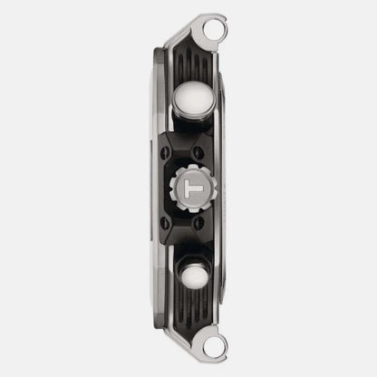 Tissot T-Race Men Quartz White Dial Chronograph Silicone Watch T1414171701100