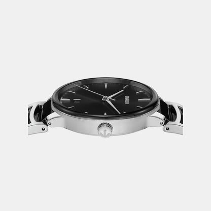 Rado Centrix Unisex Quartz Black Dial Analog Ceramic Watch R30021152