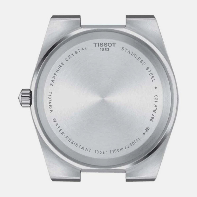 Tissot PRX Men Quartz Black Dial Analog Rubber Watch T1374101705100