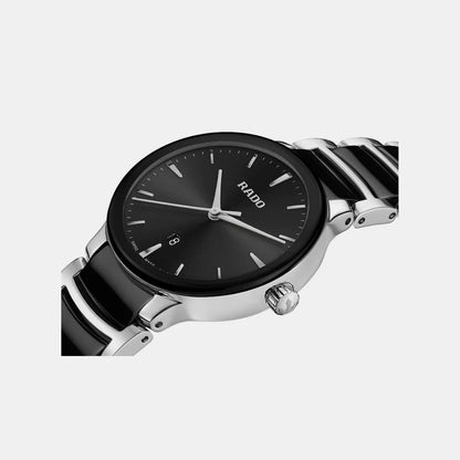 Rado Centrix Women Quartz Black Dial Chronograph Ceramic Watch R30026152