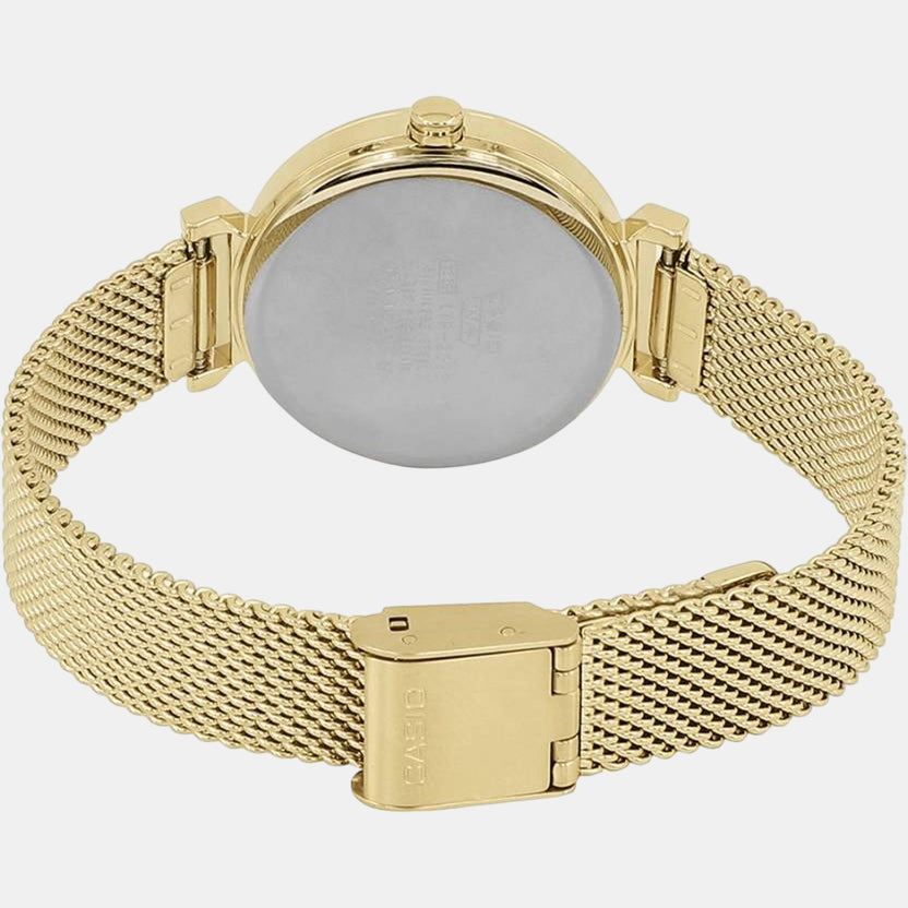 Enticer Women Quartz White Dial Analog Mesh Watch A2127