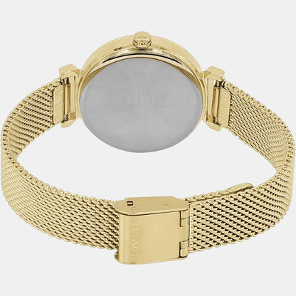 Enticer Women Quartz White Dial Analog Mesh Watch A2127