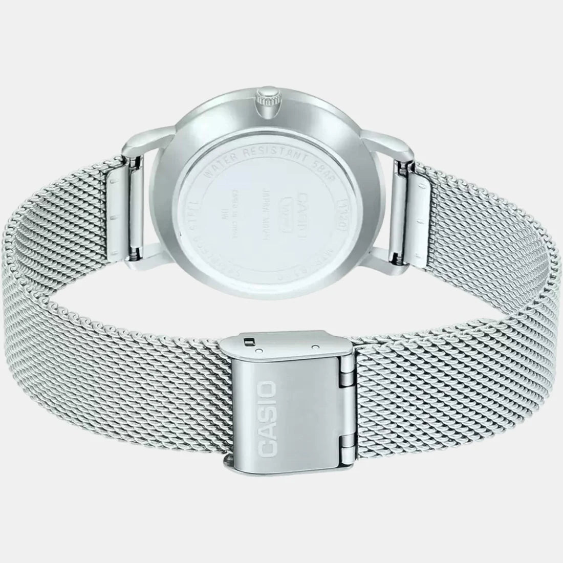 Casio Enticer Women Quartz Blue Dial Analog Stainless Steel Watch A1918