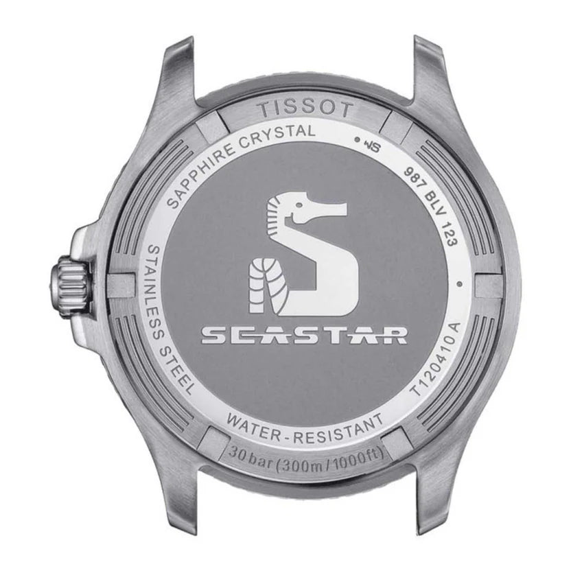 Tissot Seastar 1000 Men Quartz Blue Dial Analog Stainless steel Watch T1204101104100
