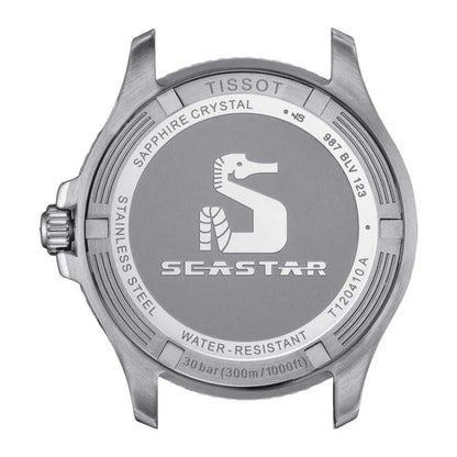 Tissot Seastar 1000 Men Quartz Blue Dial Analog Stainless steel Watch T1204101104100
