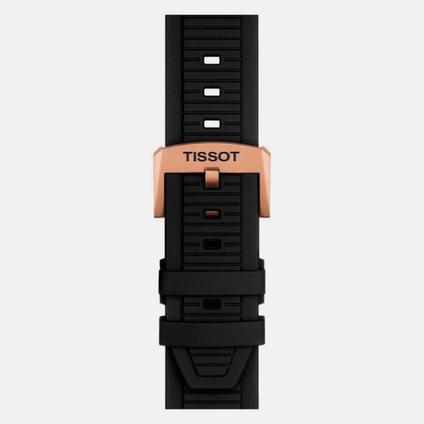 Tissot T-Race Men Quartz Black Dial Chronograph Silicone Watch T1414173705100
