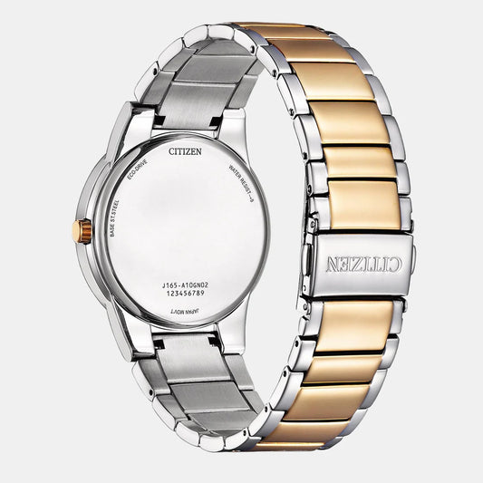 Citizen Axiom Eco-Drive Men Blue Dial Analog Stainless Steel Watch AU1064-85L