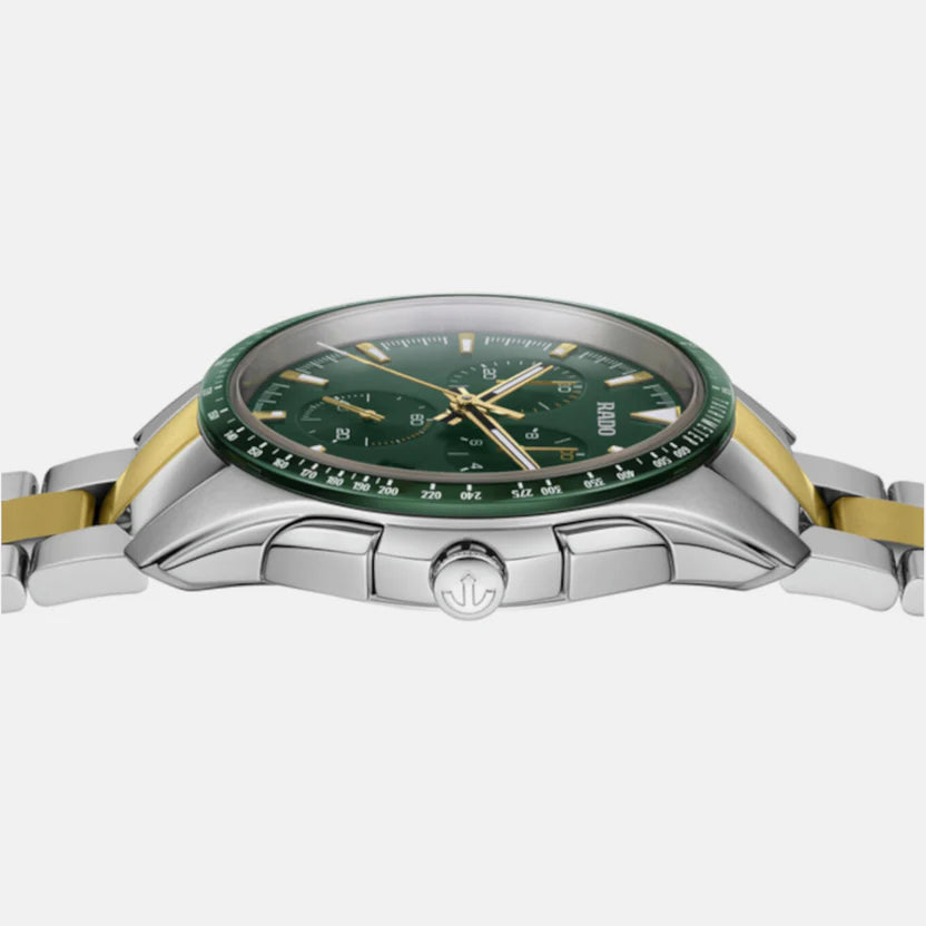 Rado HyperChrome Men Quartz Green Dial Chronograph R32259323