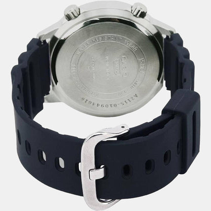 Enticer Men Quartz Black Dial Analog Resin Watch A2115