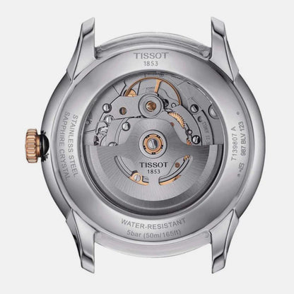 Tissot Chemin Des Tourelles Men Automatic Silver Dial Analog Stainless steel Watch T1398072203800