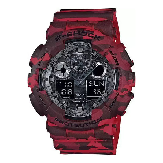Casio G-Shock Analog-Digital Grey Dial Men's Watch - GA-100CM-4ADR (G579)