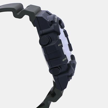 Casio Youth Men Quartz Black Dial Analog-Digital Resin Watch D155