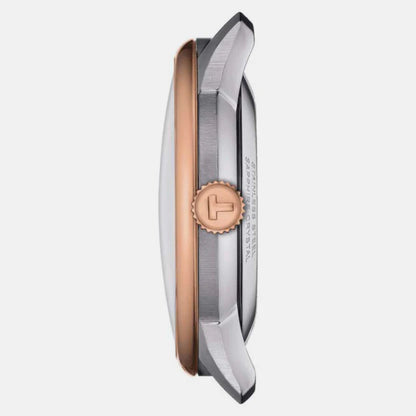 Tissot Chemin Des Tourelles Men Automatic Silver Dial Analog Stainless steel Watch T1398072203800