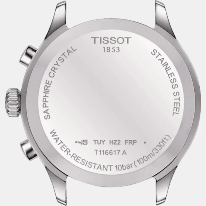 Tissot Chrono XL Classic Men Quartz Green Dial Chronograph Leather Watch T1166171609200