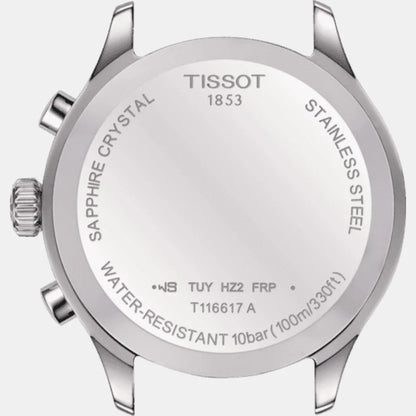 Tissot Chrono XL Classic Men Quartz Green Dial Chronograph Leather Watch T1166171609200