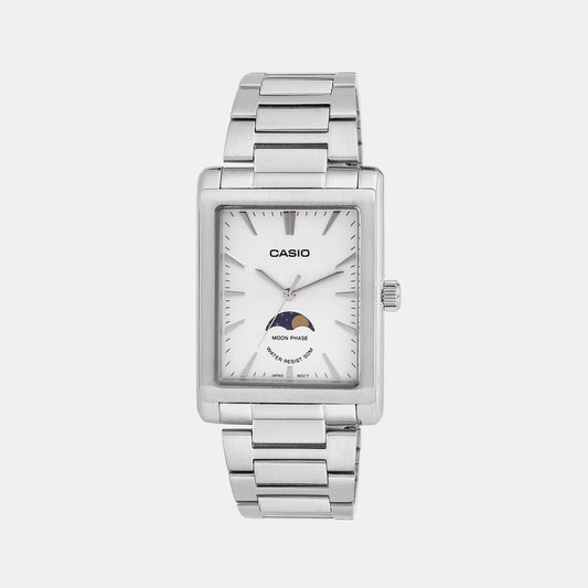 Enticer Men Quartz White Dial Analog Stainless Steel Watch A2171